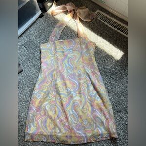 Princess Polly Multicolor Swirl Mini Dress